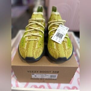 Adidas Yeezy Boost 380 in Yellow and Green
